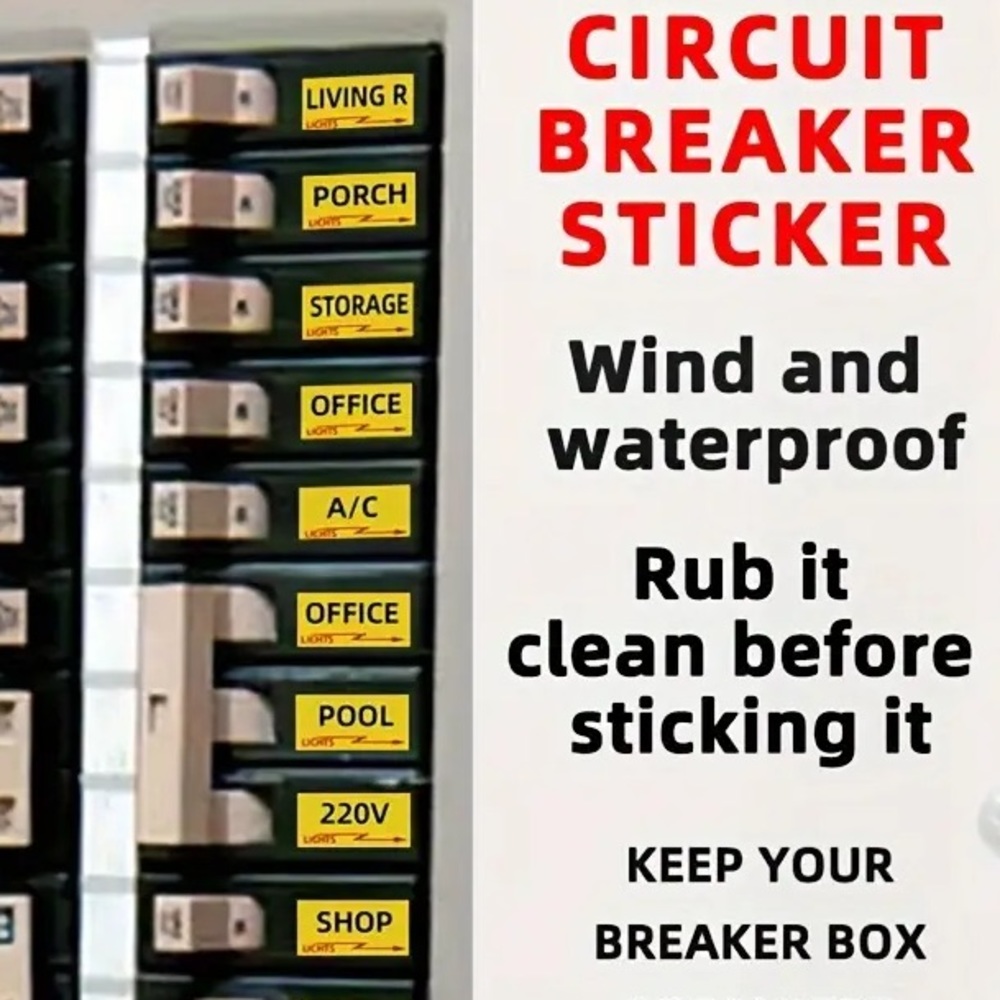 NEW CIRCUIT BOX LABELS - Picture 5 of 9